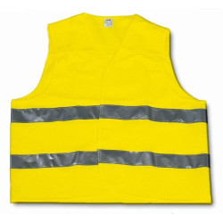 Yellow safety vest with 2...