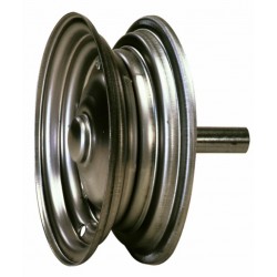 COMPLETE WHEEL RIM Ø 230 WITH SINGLE-SIDED AXLE