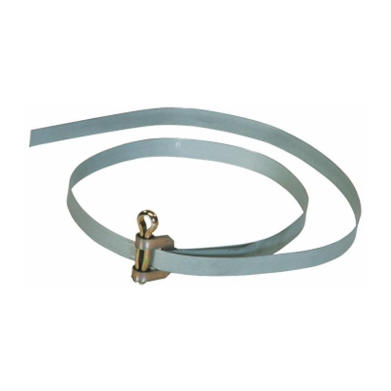 Collier de serrage multi-usage bande métallique + goupille L : 500mm (Lot de 15 )