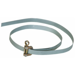 Collier de serrage multi-usage bande métallique + goupille L : 600mm (Lot de 15 )