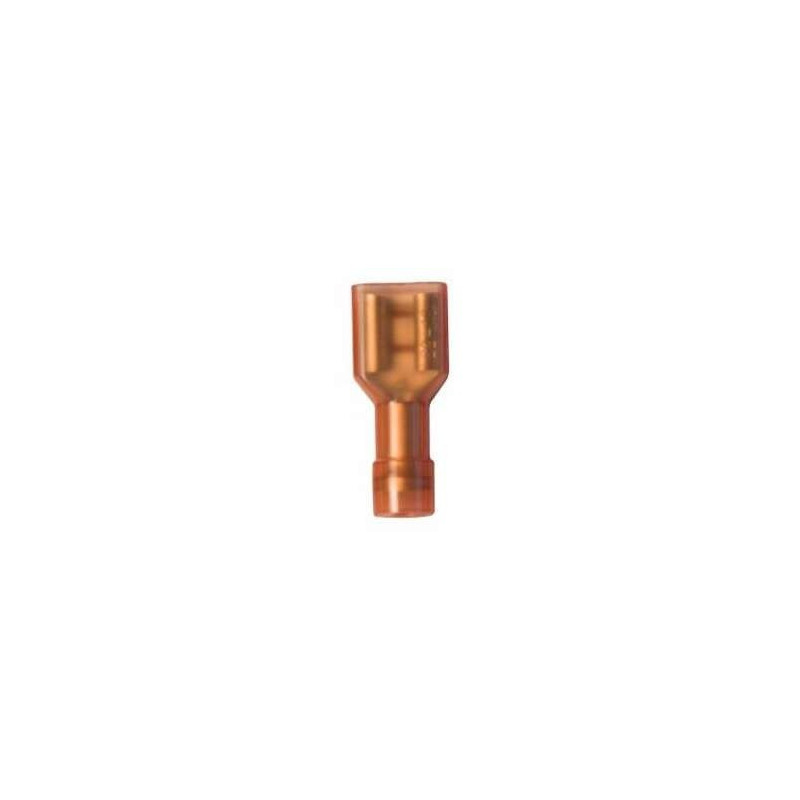 Faston Red Insulated Female Electrical Lug 6.4 (Set of 25 )