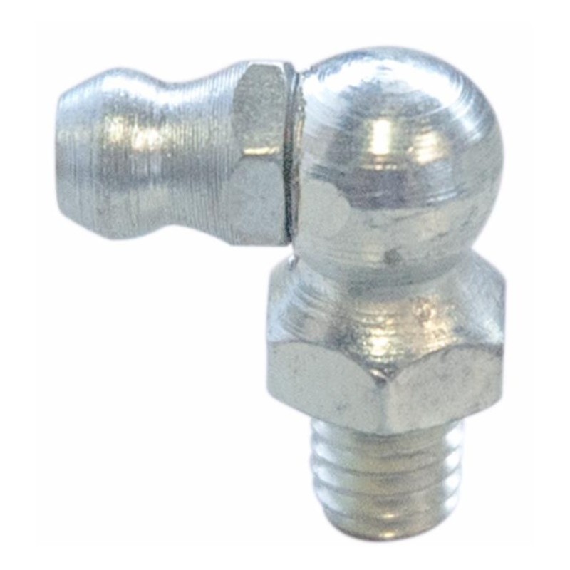 Grease nipple 90° M6x1 zinc-plated steel (Set of 10 pieces)