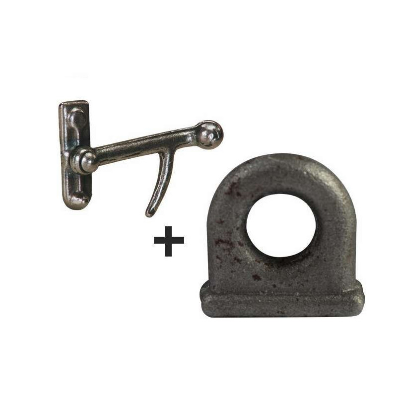 16 mm medium straight closure with lock