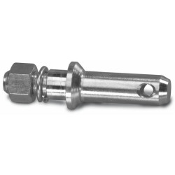 Hitch pin with nut Ø 22-18