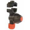 Ø 1/2" collar nozzle holder with anti-drip quick release clip with nut