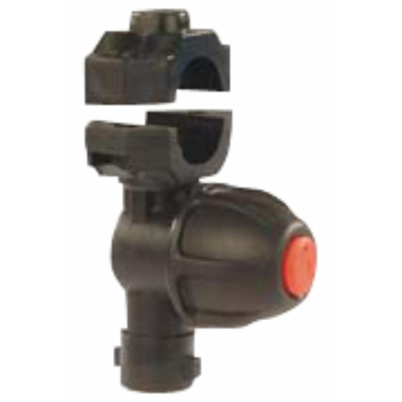 Nozzle holder with Ø 20 collar with anti-drip quick coupling without nut