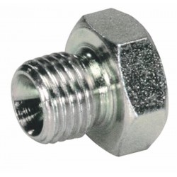 Hexagonal male plug with 1/2" thread