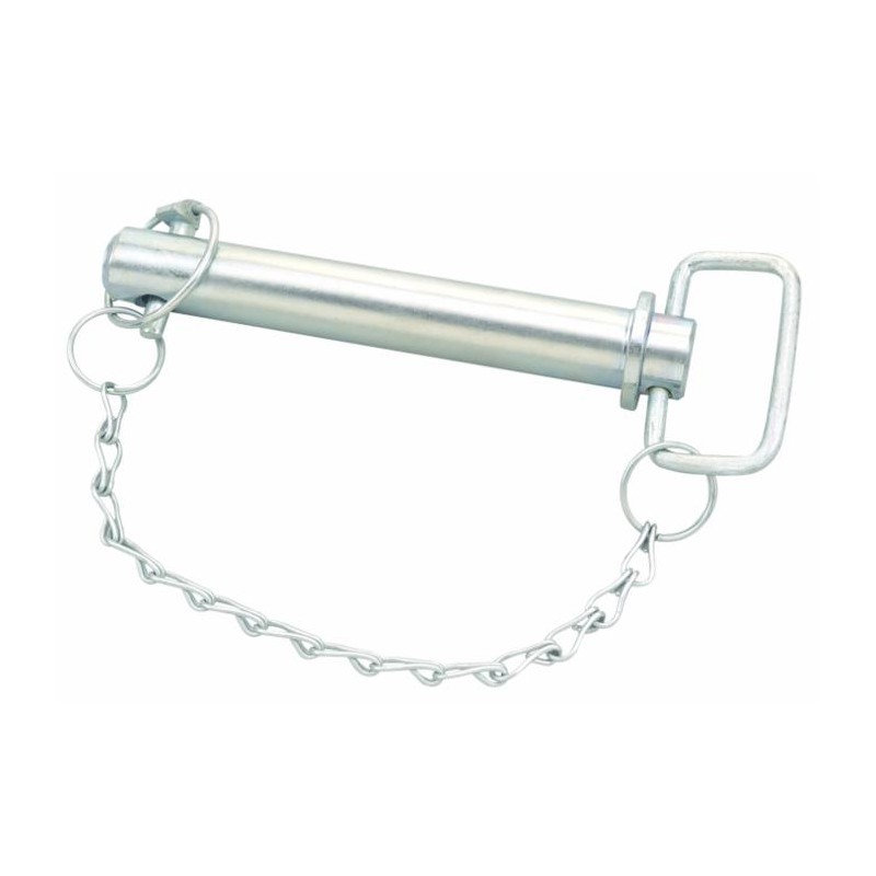 Handle pin Ø 28 X 120 with chain and clip