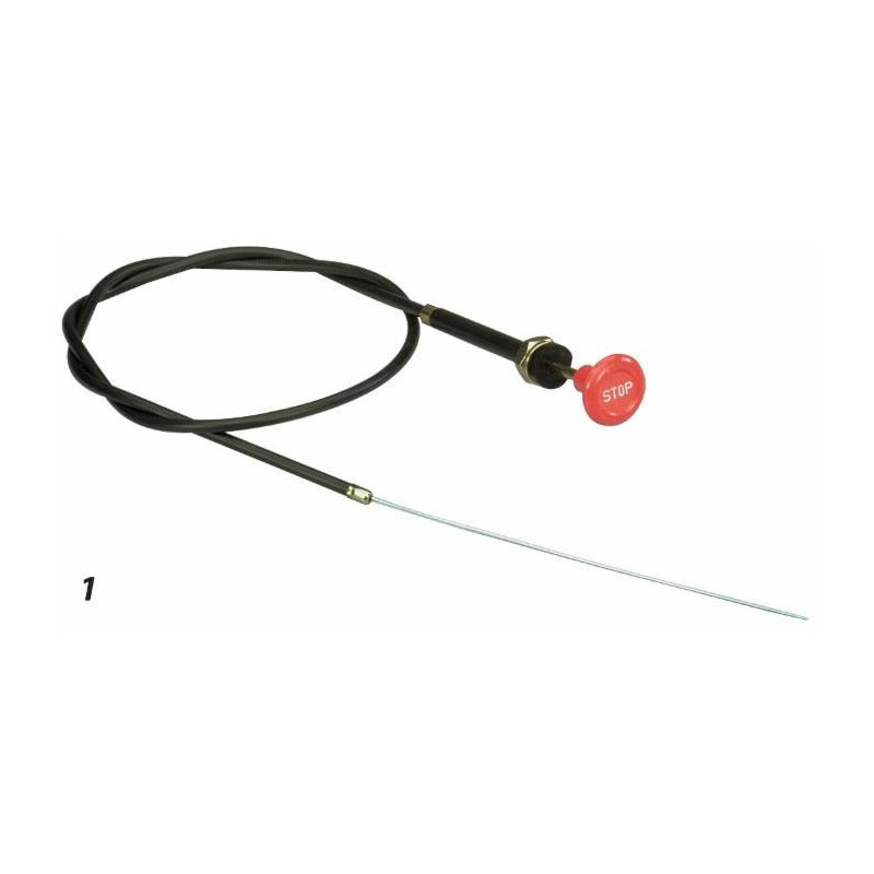Motor stop cable complete L 1200 MM
