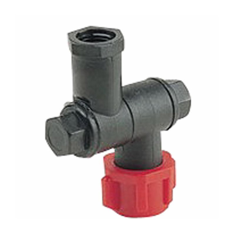 Hinged nozzle holder with quick coupling and quick nut G 3/8"