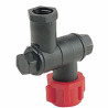 Hinged nozzle holder with quick coupling and quick nut G 3/8"