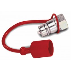 Red plug for 1/2" male quick coupler
