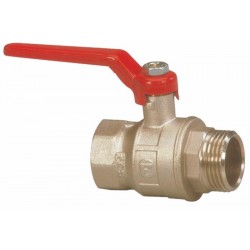 Brass ball valve PN20 Male...
