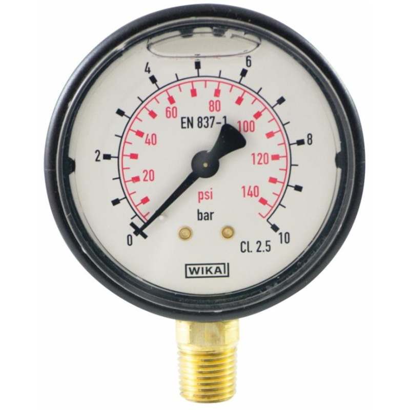Glycerine pressure gauge 0 - 16 bar - M 1/4"