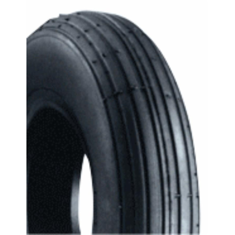 Long groove tyre Ø 380 2PR with inner tube