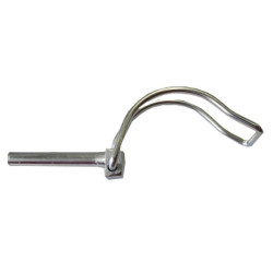 Clip pin Tube Ø 10X60 zinc-plated steel (Set of 10)