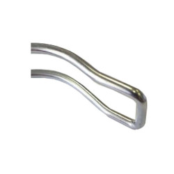 Clip pin Tube Ø 8X45 zinc-plated steel (Set of 10)