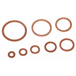 Copper washers 14X20X1.5 for hydraulic connections (Set of 100)
