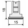 ARAG CFA air-injection slot nozzle 110° Violet (Set of 2)