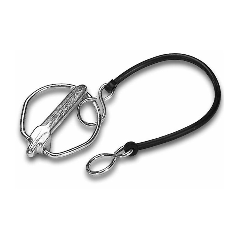 Clip pin Ø 11 with rubber cord (Set of 2)