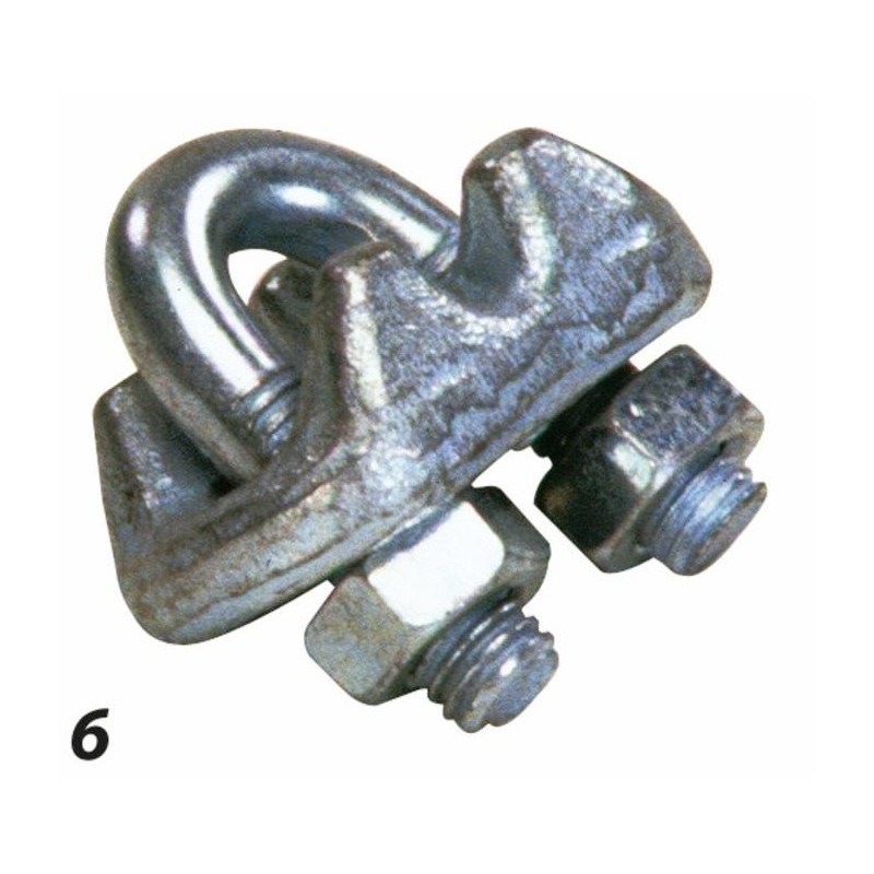 Cable clamp with clamp Ø 10 MM (Set of 10)
