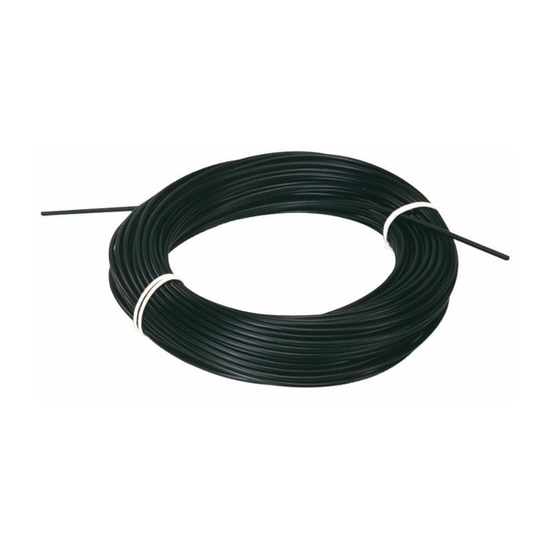 Black flexible plastic sheath Ø 8 for cable Ø 2.5 (Set of 5 meters)