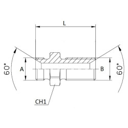 MALE JUNCTION FITTING 1/4