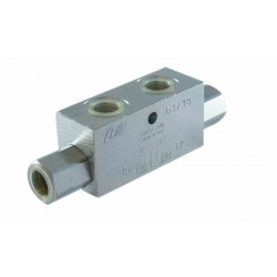 3/8" double-acting in-line pilot operated locking clappet