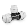 Compression fitting Reduced tee PN16 for PE pipe 25-20-25 mm