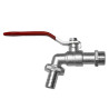 Zinc-plated 1/4 turn tap 1/2 " thread, GZ 3/4"", for 1/2 " garden hose