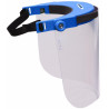 Adjustable polycarbonate protective visor approved to EN166 (single)