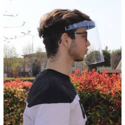 Adjustable polycarbonate protective visor approved to EN166 (Box of 10)