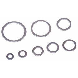 Aluminium washers 17X23X1.5 (3/8") for hydraulic connections (Set of 100)