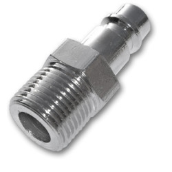Compressed air quick coupling male thread 1/4" GAS