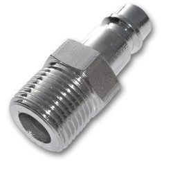 Compressed air quick connector male thread 3/8" GAS