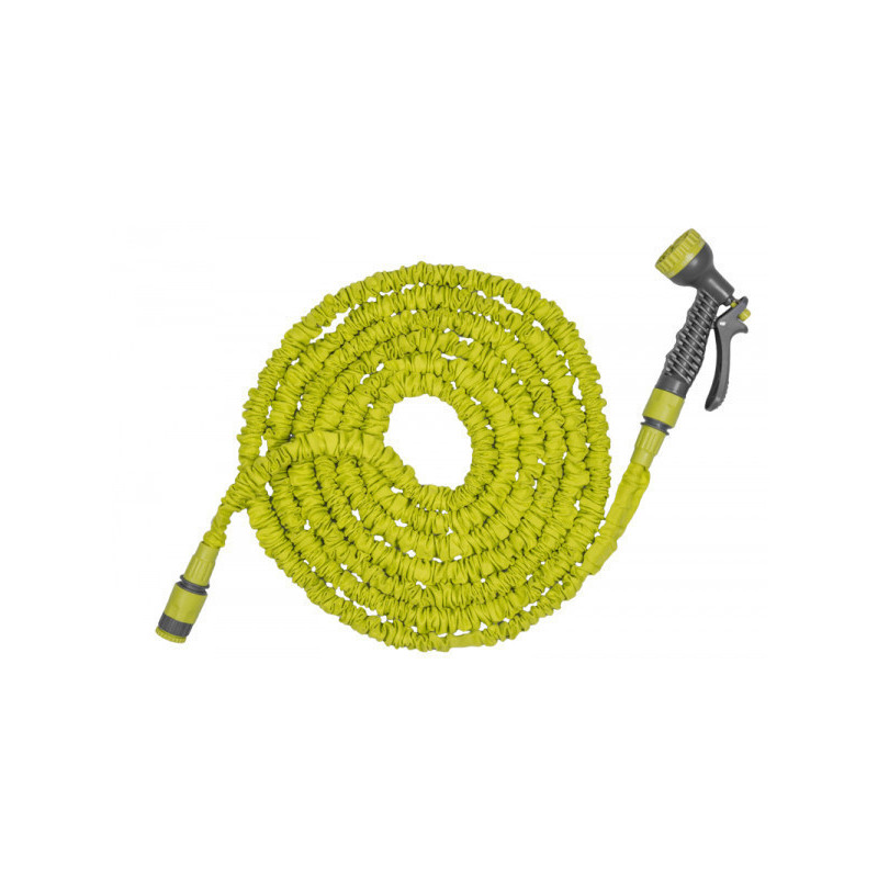 Extendable garden hose 7.5-22m TRICK HOSE lime