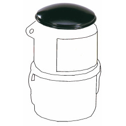 Lombardini air filter cap Ø 45 X 95