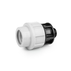 Compression fitting PN16 for PE 20 mm threaded 1/2" male