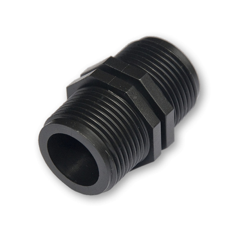 Threaded Polypropylene Male to 1/2" (15/21) Male Polypropylene Threaded Connector (Set of 10)