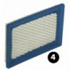Adaptable air filter J-D - Briggs and Stratton 397795 -160x114x19 mm