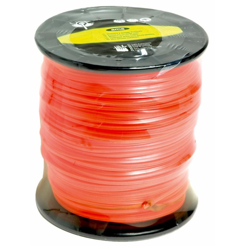 Nylon wire square section ø 5 mm - 60 mt.