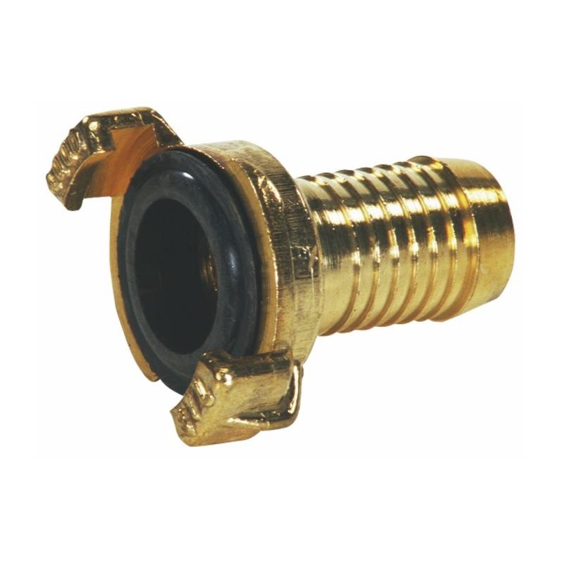 Brass tap connector ø 25 mm.