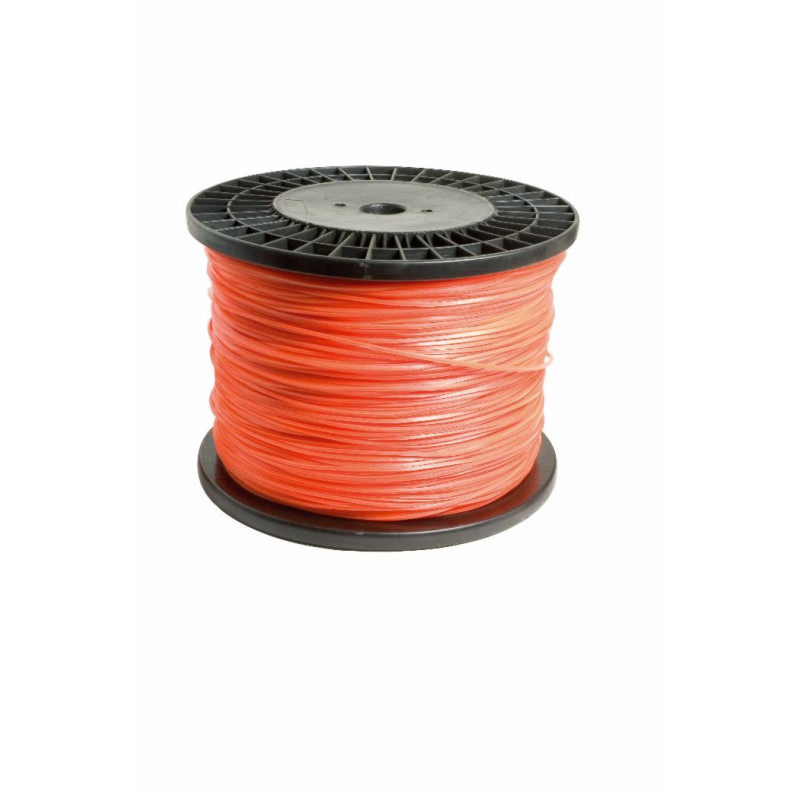Nylon wire square section ø 4 mm - spool of 445 m
