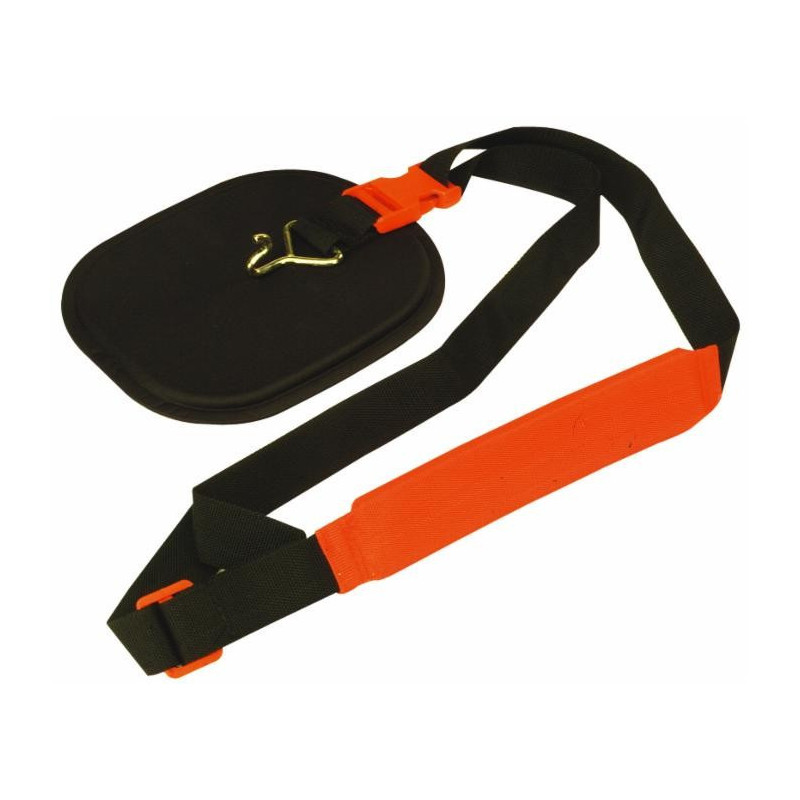 Adjustable single harness with hip protection