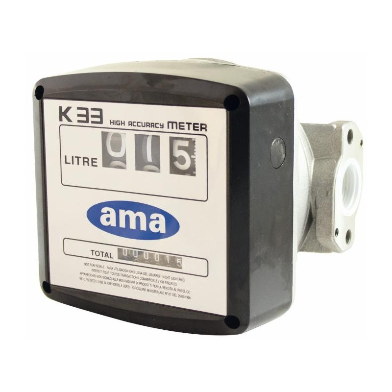 AMA 20-120 L/min mechanical liter counter