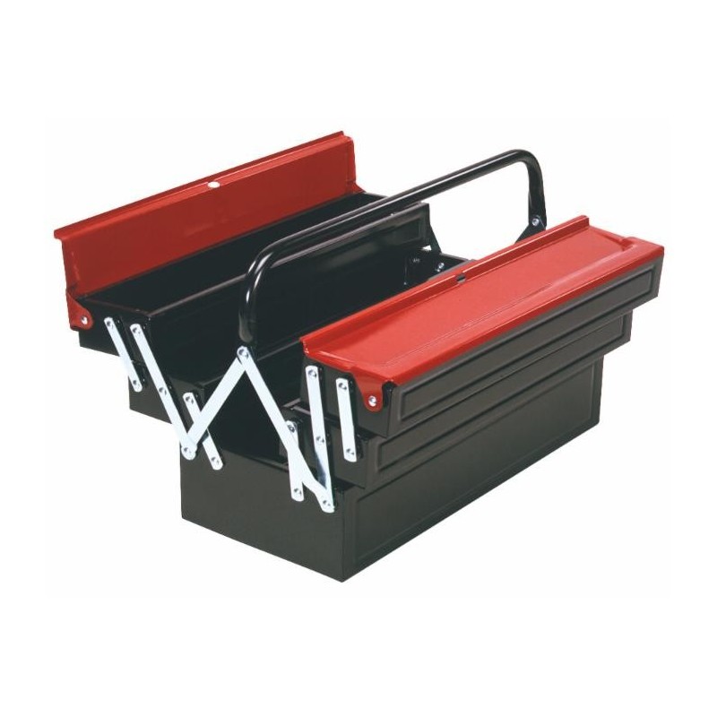 Toolbox with 5 compartments