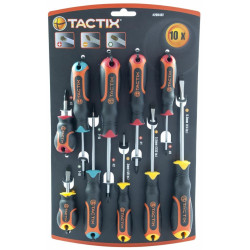 Set of 10 Tactix screwdrivers