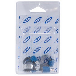 9 mm worm screw clamp "ABA" 40 to 60 mm blister pack of 5 pcs