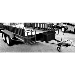 Waterproof tool box for trailer 2 Locks 550 X 250 X 294 mm