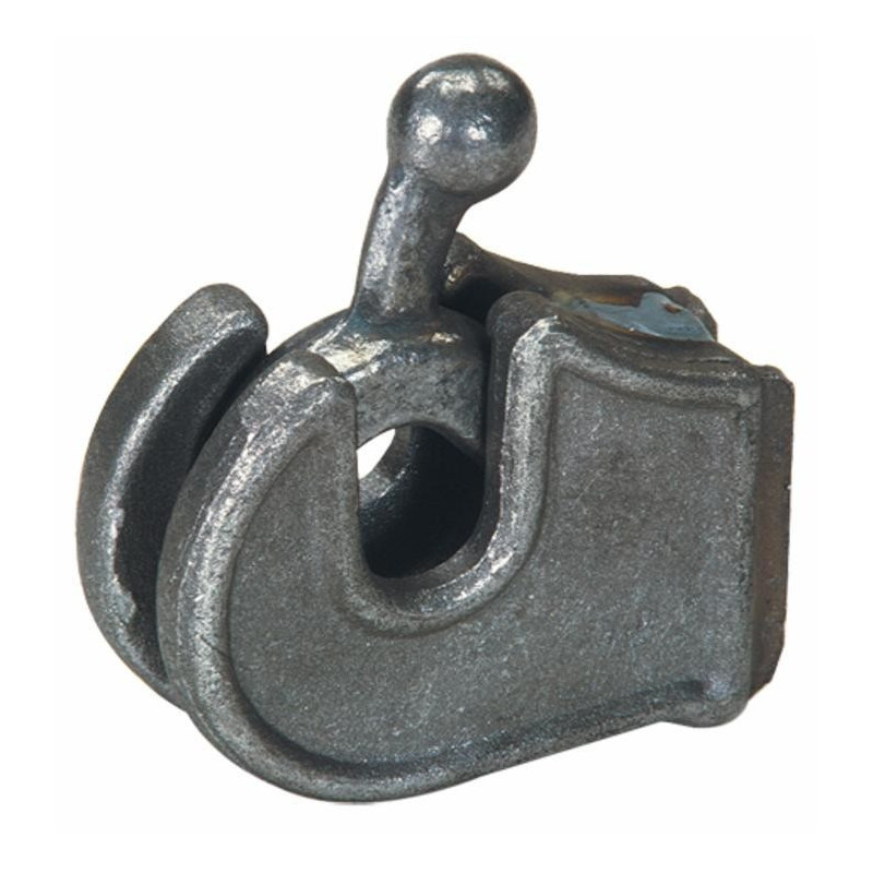 Weld-on towing hook Ø20 with safety lock